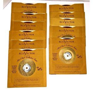 RED RCA Collectors Issue with Metal Corporation Websters Chicago Centers Records